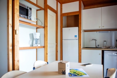 Comfort Chalet 26m² (2 bedrooms) + covered terrace 6m²