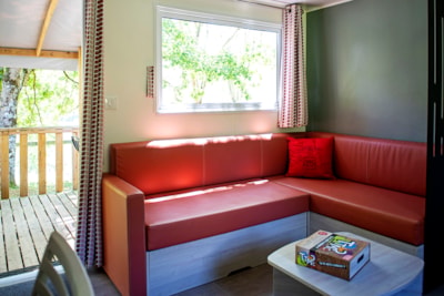 Mobile home Confort 29m² (2 bedrooms) + Half-covered terrace 6m²