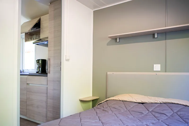 Mobil-Home Premium 35M² (3Chambres) + Lv + Tv + Terrasse Semi-Couverte 6M² Vue Sur Le Lac