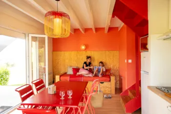 Accommodation - Gîte 32M² / 2 Bedrooms - Terrace - Flower Camping du Lac du Causse
