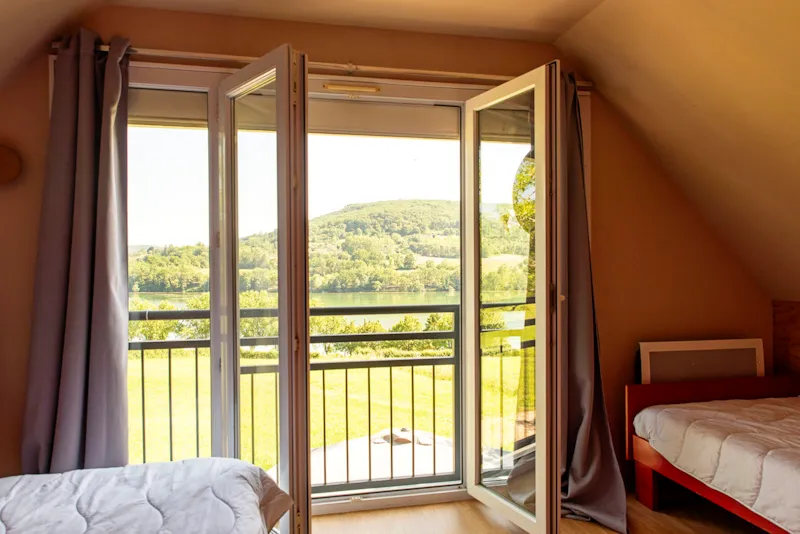 Gîte 32M² Vue Sur Le Lac (2 Chambres) + Terrasse Ouverte + Lv + Tv