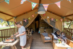 Huuraccommodatie(s) - Tent Glamping - Flower Camping du Lac du Causse