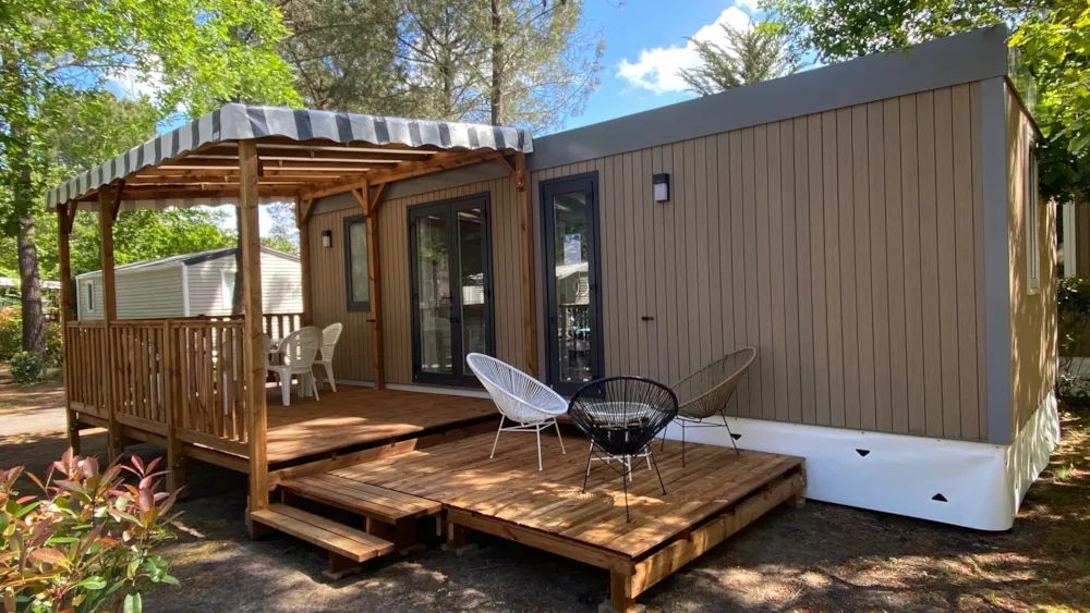 Location - Mobil-Home Prestige + 36M2 - Camping Paradis Carcans