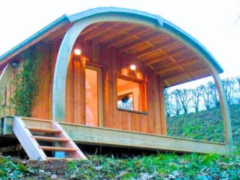 Mietunterkunft - Holzhütte - 25M² - 1 Schlafzimmer + Überdachte Terrasse + Tv - Flower Camping Val Vert en Berry