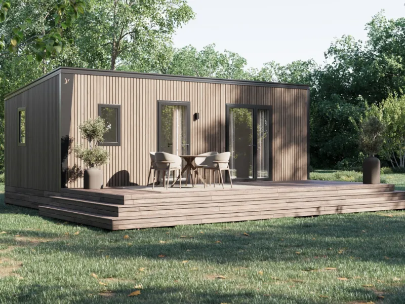 Mobil-Home Premium - 2 Chambres + Terrasse + Lv