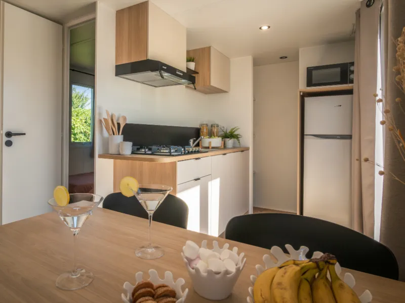 Mobil-Home Premium - 2 Chambres + Terrasse + Lv