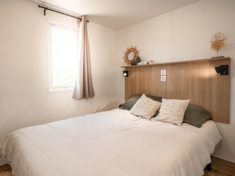Mobil-Home Premium - 2 Chambres + Terrasse + Lv