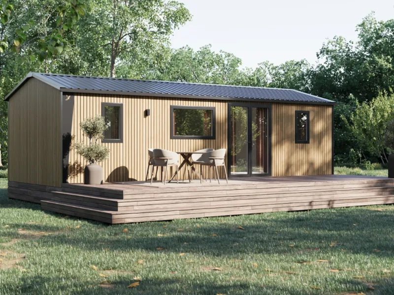 Mobil-Home Premium -  3 Chambres + Terrasse + Lv