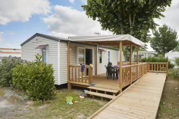 Mietunterkunft - Mobilheim Marais - Behindertengerecht - Camping L'Albizia