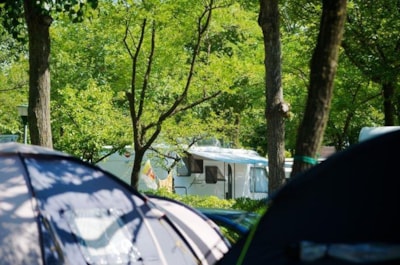 Pitch  B + car + tent or caravan + electricity 6,3A + digital TV+ water and drainage point — 1