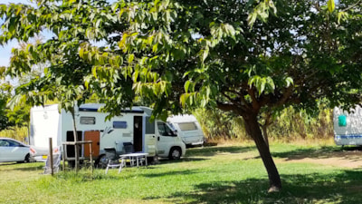 Pitch for tent, camper or caravan