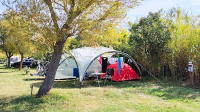 Pitch for tent, camper or caravan