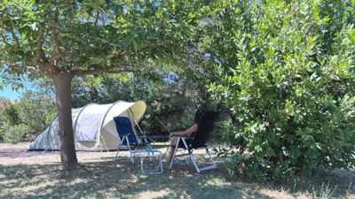 Pitch for tent, camper or caravan