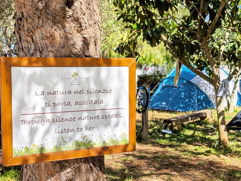 Stellplatz für zelt