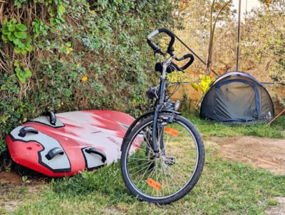 Pitch for tent