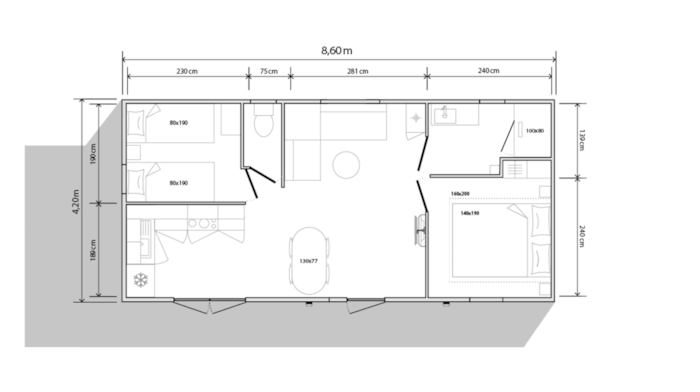 Cottage Premium "Terre Et Dune" - 32M² -  Terrasse Bois Semi-Couverte - 2 Chambres - Nouveauté 2024