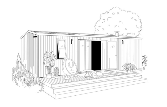 Cottage Premium "Terre Et Foret" - 35M² -  Terrasse Bois Semi-Couverte - 3 Chambres - Nouveauté 2024