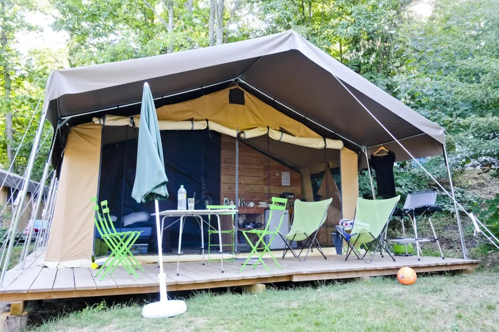 Mietunterkunft - Zelt Toile&Bois Sweet - Huttopia Landes Sud