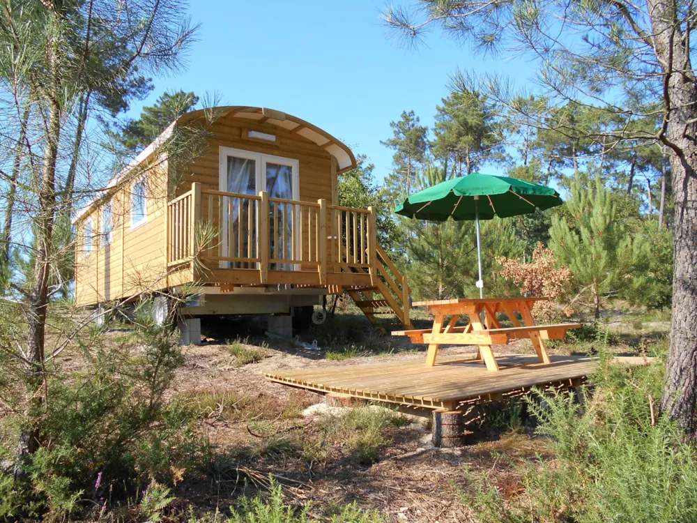 Mietunterkunft - Roulotte - Huttopia Landes Sud