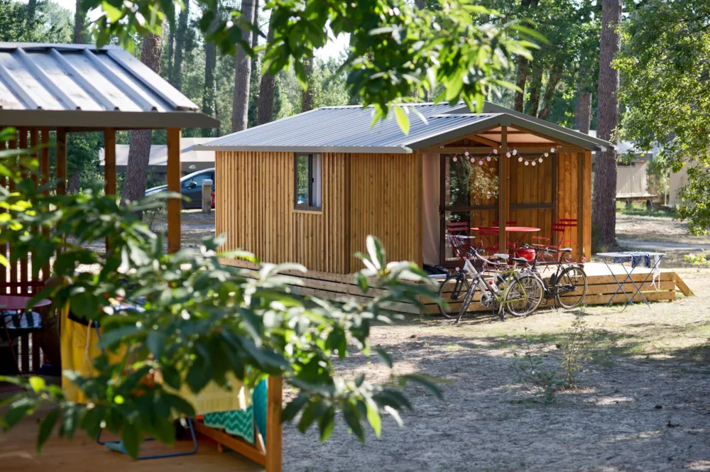 Mietunterkunft - Chalet Evasion - Huttopia Landes Sud