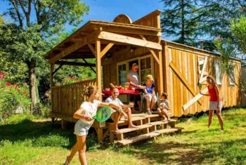 Mietunterkunft - Mobilheim Western Habana Top Presta 24M² - Capfun - Domaine de la Bastide