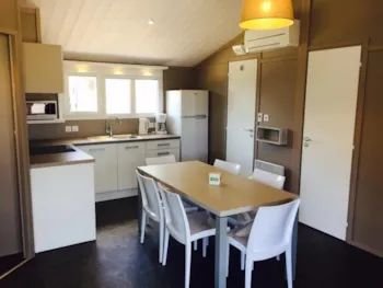 Mietunterkunft - Chalet Vip Life 46M² - Capfun - Camping Féerix