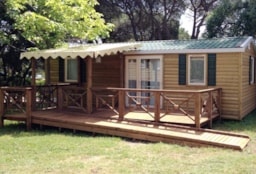 Huuraccommodatie(s) - Stacaravan Life Top Presta 27M² - Capfun - Camping Féerix