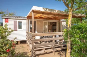 Mietunterkunft - Mobilheim Sun Top Presta - 27M² - 2 Schlafzimmer - Clico Chic - Camping Palmira Beach