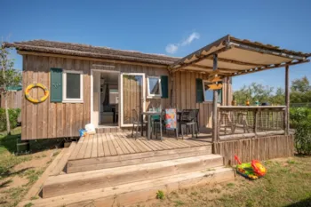 Mietunterkunft - Mobilheim Resort Top Presta - 31 M² - 3 Schlafzimmer - Clico Chic - Camping Palmira Beach