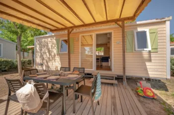 Mietunterkunft - Mobilheim Sun Klimaanlage Tv - 27M² - 2 Schlafzimmer - Clico Chic - Camping Palmira Beach