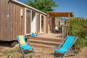 Mietunterkunft - Mobilheim Rose Top Presta - 33M² - 2 Schlafzimmer - Clico Chic - Camping Palmira Beach