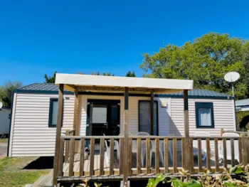 Mietunterkunft - Mobilheim Confort 3 Premium (3 Zimmer) - Camping les Floralies