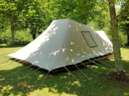 Location - Tente De Waard 17M² - Sans Sanitaire - Camping municipal le Pré Coulet
