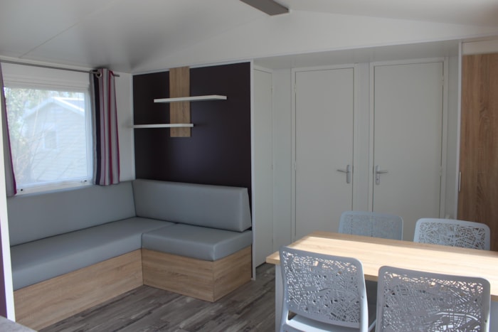 Mobil Home Lodge 77 Confort Plus 2 Chambres - 30 M² + Terrasse Semi Couverte