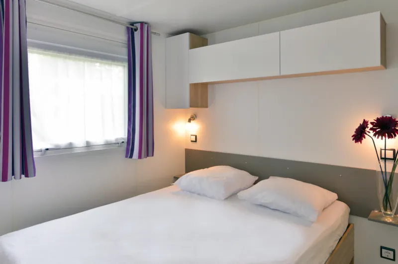 Mobil Home Lodge 64 - 2 Chambres - 25M² + Terrasse Semi Couverte