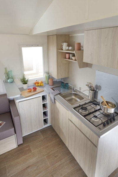 Eva 33 mobile home with 3 bedrooms - 33 m² + semi-covered terrace — 3