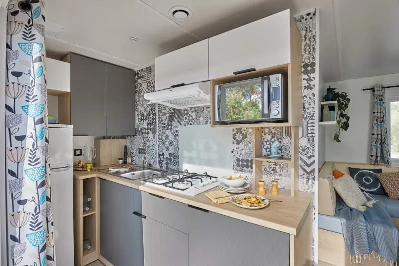 Mobil Home Lodge 87 3 Chambres - 32 M² + Terrasse Semi Couverte