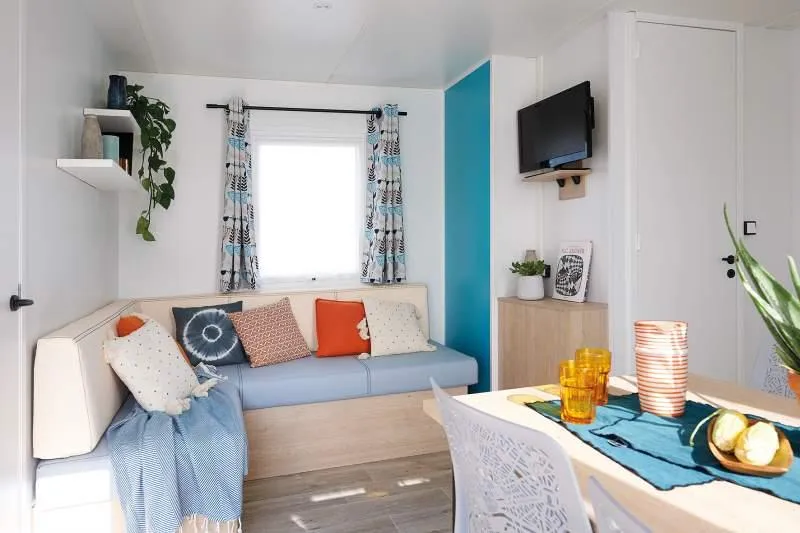 Mobil Home Lodge 87 3 Chambres - 32 M² + Terrasse Semi Couverte