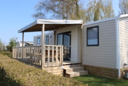 Location - Mobilhome Nirvana 4 Chambres + 1 Sdb  - 40 M² + Terrasse Semi Couverte - Camping Le Clos de Balleroy