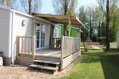 Lodge 64 mobile home - 2 bedrooms - 25m² + semi-covered terrace — 1