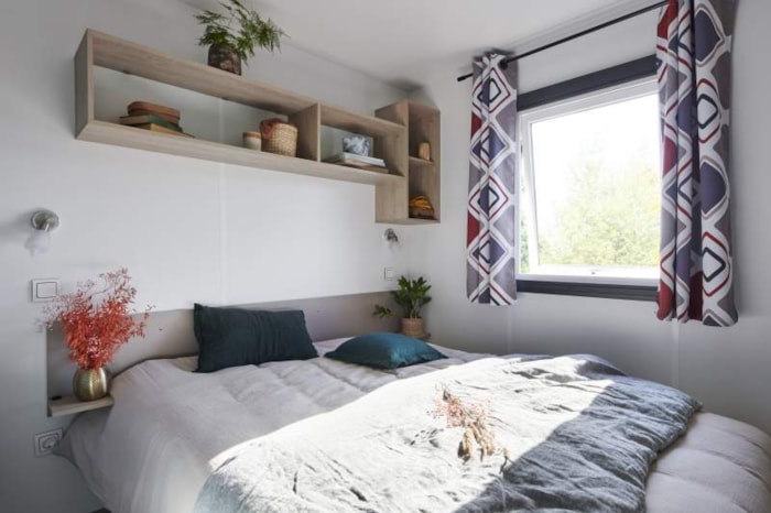 Mobil Home Lodge 770 Confort Plus 2 Chambres - 30 M² + Terrasse Semi Couverte