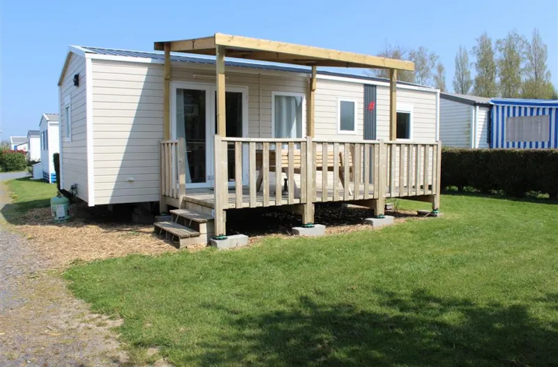 Mobil Home Lodge 87 3 Chambres - 32 M² + Terrasse Semi Couverte