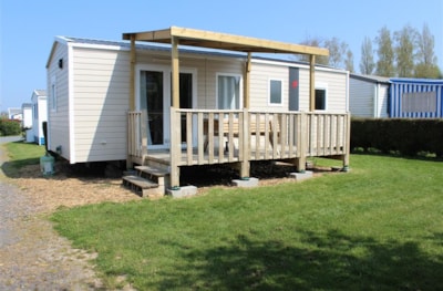 Lodge 87 mobile home, 3 bedrooms - 32 m² + semi-covered terrace — 1