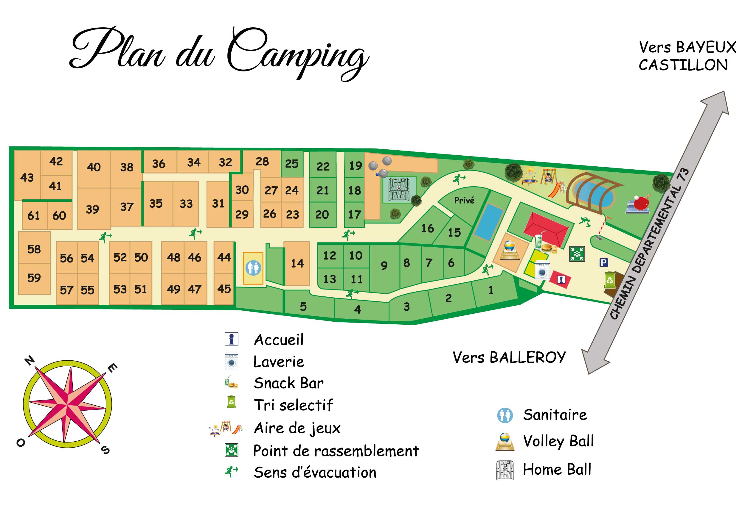 Camping Le Clos de Balleroy - Normandia - Image n°9 Camping Le Clos de Balleroy - Normandia - Image n°9