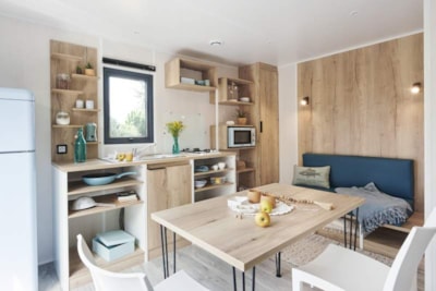 Mobile-home Cabane surfer 2 bedrooms 25 m² + Half-covered terrace — 2