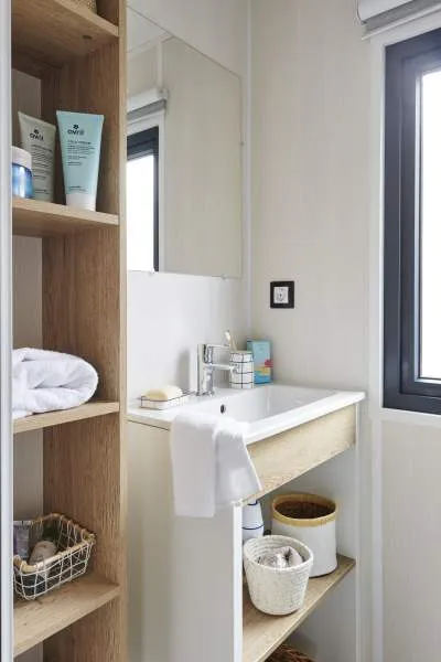 Mobil Home Cabane Surfer 2 Chambres - 25 M² + Terrasse Semi Couverte