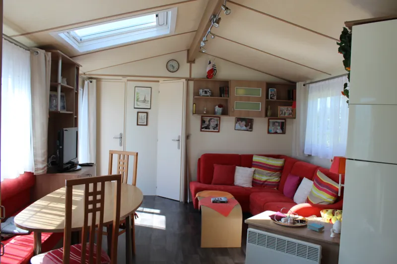 Mobil Home Premium Villa 2 Chambres - 40 M² + Terrasse Semi Couverte + Grand Jardin