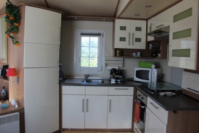 Mobile home Premium Villa 2 bedrooms - 40 m² + semi-covered terrace + large garden — 3
