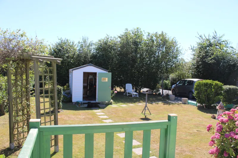 Mobil Home Premium Villa 2 Chambres - 40 M² + Terrasse Semi Couverte + Grand Jardin