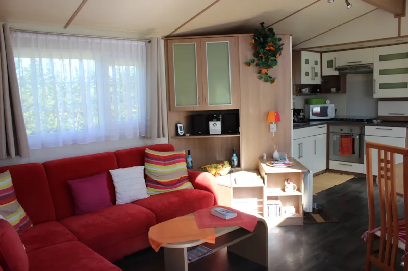 Mobil Home Premium Villa 2 Chambres - 40 M² + Terrasse Semi Couverte + Grand Jardin